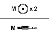 Review Belkin F8V3254AEA5M / Belkin 3.5mm Male / 2x RCA Male Audio Adapter