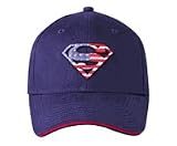 Superman Americana Flag Logo Hat Cap
