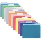 ESSELTE PENDAFLEX CORP. / File folders, recycled, 2-tone blue, legal size, top tab, 1/3 cut, 100/box / ESS15313BLU / Sold as 1 C / Mfr Part # 15313BLU