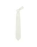 Roberto Cavalli - Roberto Cavalli All-Over Signature Solid Woven Silk Tie White