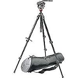 Manfrotto 501HDV,755XBK Video Kit with 501HDV Head, 755BK Tripod Legs and MBAG80P Padded Tripod Bag