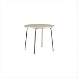 Powell White Dry-Erase Activity Table with Chrome Legs