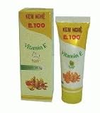 E 100 CURCUMA WHITENING NIGHT CREAM + WITAMINE E, TREAT SCAR, ACNE, BLACKHEAD