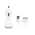 Griffin PowerJolt Car Charger for iPod and iPhone Includes Charge/Sync Cable (White)