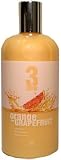 Asquith & Somerset Orange & Grapefruit 3 In One Shampoo, Body Wash & Foam Bath 17 Fl.Oz. From England