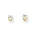 14k Pink Enameled Butterfly Earrings