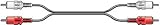 Sony RK-C330 Audio Connecting Cable for Audio Component to Amplifier (3 meters)