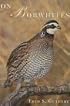 On Bobwhites (W. L. Moody, Jr. Natural History)