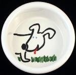 Melia Economical Dapper Dog Bowl -WAGS FRONT END Design-EXTRA SMALL