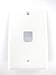 Panduit CFP1WH 1-Gang 1-Port Faceplate, White