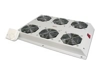 DIGITUS Dachluefter 48,3cm 19Zoll fuer Serverschraenke 6Luefter schwarz inkl. Thermostat Preisvergleich