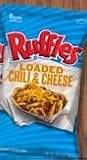 Ruffles Loaded Chili and Cheese Potato Chips 9oz Bags (Pack of 3)
