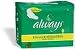 Always Thin Ultra Maxi Pads Regular With Wings - 10 pads/pack, 12 packs