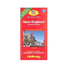 Hallwag USA Road Guide, No.4, New England: Atlantic Northeast. Area and City Maps. National Parks. Index. Highlights: New York, Philadelphia, Boston, Acadia, Cape Cod