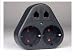 Tripp Lite DEU2TEL Intl Surge Protector/Suppressor w/ Modem/Fax 2 Shucko outlets Direct Plug-In 230V 750 Joules