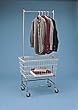 [Itm] Cart with Double Pole Rack [Acsry To]: Large Capacity Laundry Carts - Cart ... see description