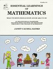 Essential Learnings of Mathematics: What Students Should Know and Be Able to Do