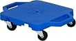 High-Density Handled Poly Scooters - 12" x 12" Economy - Gym Equipment