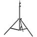 Lowel KSA 9' Lightstand with 5/8 Mounting Stud, 3 Section with 2 Air Cushioned Risers, Gun Metal Gray.