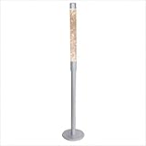 Floor Glitter Lamp Color: Silver Glitter/Silver Base