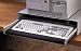 Heavy-Duty Desktop Keyboard Drawer with Wrist Rest & Storage, Platinum Image