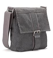 Canvas Buckle Messenger Bag