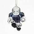 Carolina Panthers NFL-Crystal Halfback 3" Christmas Tree Ornament - NFL Football