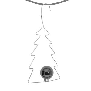EDELTANNE - SILBER WEIHNACHTSBAUM[-SCHMUCK]