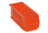 Akro Bins Stacking Bin 4-1/8 X 10-7/8 X 4 Red. Package of 12