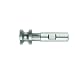 Niagara Cutter CCS150 Concave Radius Shank Type Cutter, High Speed Steel, TiN Coated, Weldon Shank, 1" Cutter Diameter, 6 Flutes, 3/16" Radius, 0.625" Width