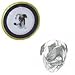 Bull Mastiff 10' Cobalt Plate, Porcelain by Rosalinde (10' diameter)
