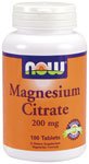 Magnesium Citrate by NOW Foods - Minerals (400 mg - 250 Tablets)