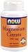   - Magnesium Citrate by NOW Foods (200mg - 250 Tablets)