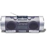 Coby Cd Boombox With Am/fm Tuner, Cassette Deck And Pow(pack Of 2)
