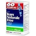 Tears Naturale Free Lubricant Eye Drops, 60-Count Single-Use Vials (Pack of 2)