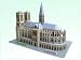 3d france notre dame de paris puzzle model