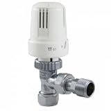 White ECA Liquid Filled Thermostatic Radiator Valve
