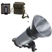 Flashpoint II 620M A/C - D/C Monolight, 300 Watt Second Strobe with D/C Battery Pack