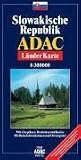  : ADAC Karte, Slowakische Republik: Mit Citypl&auml;nen Bratislava und Kosice. Mit Reiseinformationen und Ortsregister