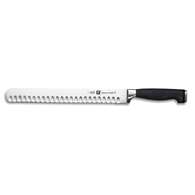 J.A. Henckels Twin Four Star II 10-Inch Stainless-Steel Hollow-Edge Ham Slicer by Henckels