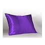Luxury Queen Grape Satin Pillow Case w/Hidden Zipper