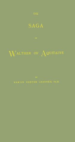 City Travel Guides Discounted  Books : Saga of Walther of Aquitaine (Columbia University Contributions to Philosophy and Psycholo)