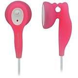 Panasonic RP-HV21-R In-Ear Earbud Heaphones with Built-in Clip (Red)