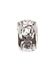 Kera Sterling Silver Rose Petal Bead