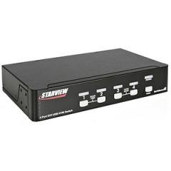 StarTech.com 4 Port DVI USB KVM Switch with Audio and USB 2.0 Hub (SV431DVIUA) On Sale