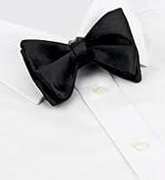 Pure Silk Plain Self Bow Tie