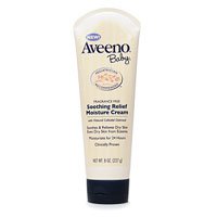 Aveeno Baby Soothing Relief Moisture Cream, Fragrance Free - 8 Oz