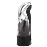 Cole and Mason Emporer 6-1/4 Inch Pepper Mill, Black Plastic and Clear Acrylic