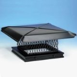 リンデマン100277 17インチGelco煙突カバーの亜鉛メッキ×17インチ