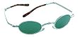 MySpex Folding Frame Oval Sunglasses